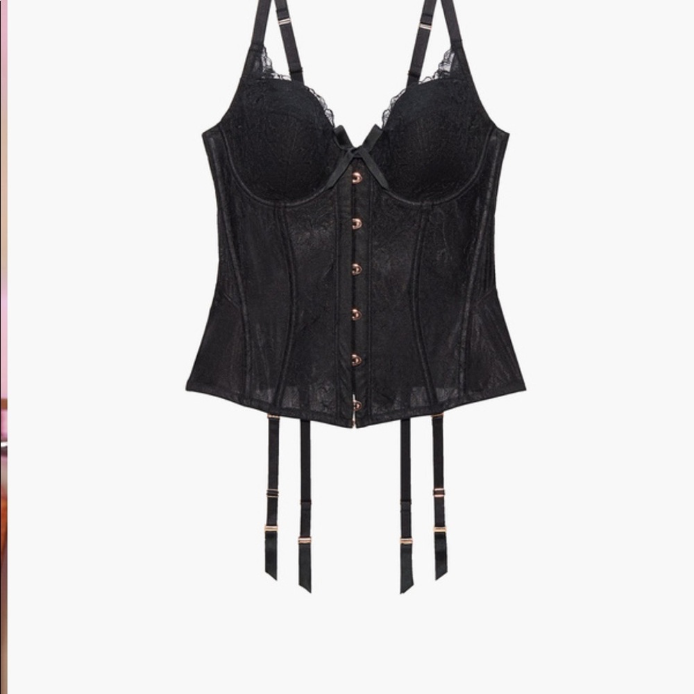 Embroidered Lace Corset